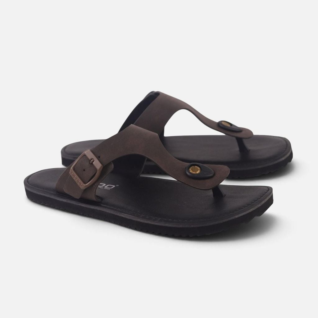 Dép lê bệt Daily Trek sandal (sandal đi bộ đường dài) Nam xỏ ngón lót da premium Felix HISHOO P116