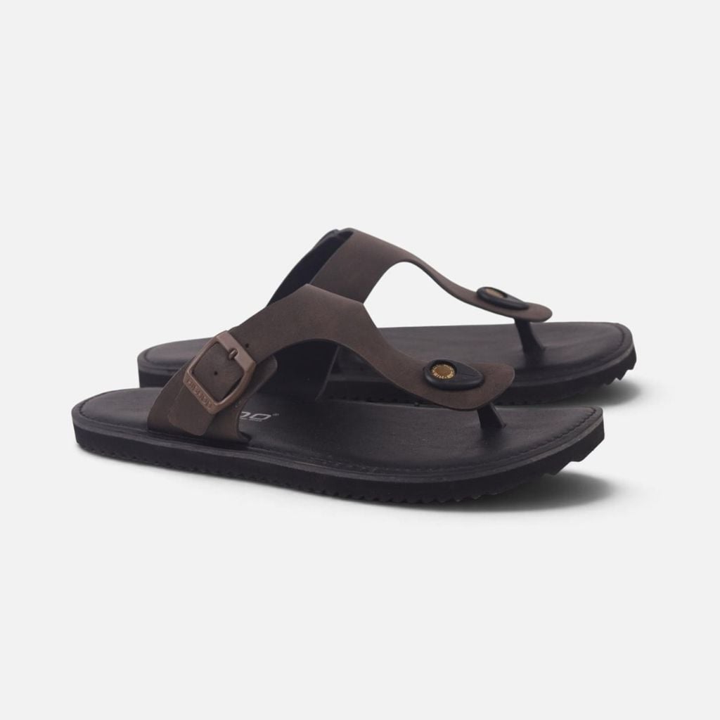 Dép lê bệt Daily Trek sandal (sandal đi bộ đường dài) Nam xỏ ngón lót da premium Felix HISHOO P116