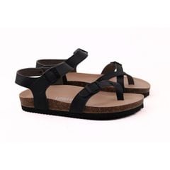 Dép đế trấu sandal birken xỏ ngón Crosshatch Premium HISHOO B118