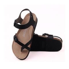 Dép đế trấu sandal birken xỏ ngón Crosshatch Premium HISHOO B118