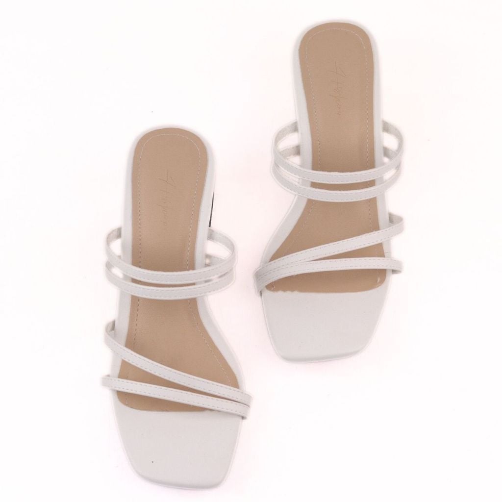 Giày Cao Gót 5cm Quai Ngang Dây Mảnh Hishoo S056