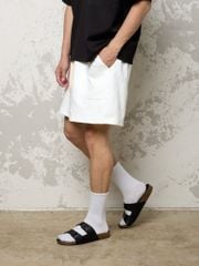 Dép đế trấu birken quai ngang 2 khoá MẶT ĐEN da bò HISHOO M093