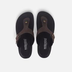 Dép lê bệt Daily Trek sandal (sandal đi bộ đường dài) Nam xỏ ngón da lộn premium Felix HISHOO L116