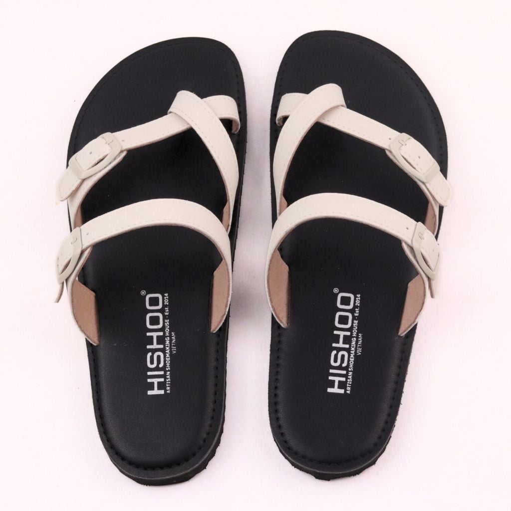 Dép lê bệt Daily Trek sandal (sandal đi bộ đường dài) Nam xỏ ngón lót da premium Felix HISHOO P098