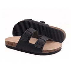 Dép đế trấu birken 2 khoá Crosshatch Premium HISHOO B093