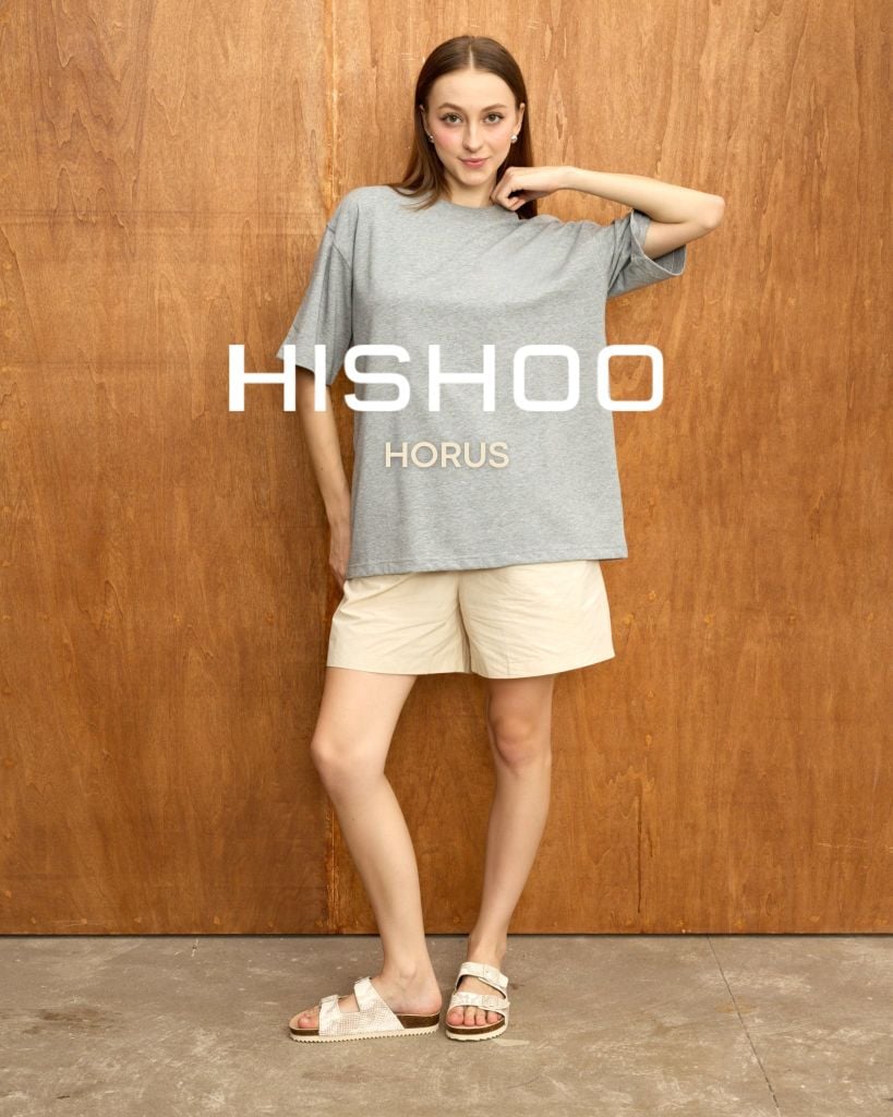 Dép đế trấu birken 2 khoá Kem Vân Rắn premium HISHOO B093