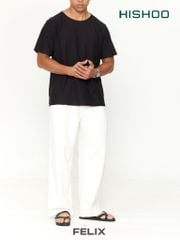 Dép lê bệt Daily Trek sandal (sandal đi bộ đường dài) Nam xỏ ngón lót da premium Felix HISHOO P098