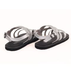 Dép Sandal Daily Trek sandal (sandal đi bộ đường dài) Nam quai chéo Bạc lót da premium Felix HISHOO P030