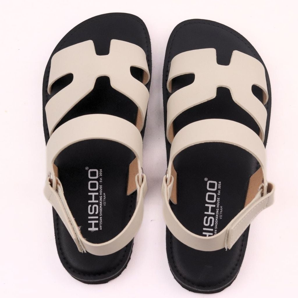 Dép Sandal Daily Trek Sandal (Sandal đi bộ đường dài) Nam chữ H lót da premium Felix HISHOO P115