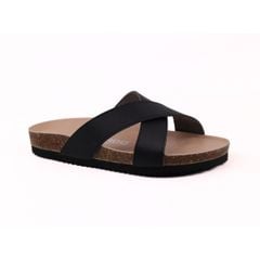 Dép đế trấu birken quai chéo Crosshatch Premium HISHOO B096