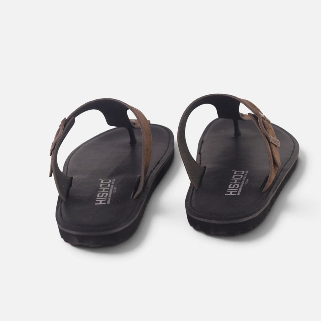 Dép lê bệt Daily Trek sandal (sandal đi bộ đường dài) Nam xỏ ngón da lộn premium Felix HISHOO L116