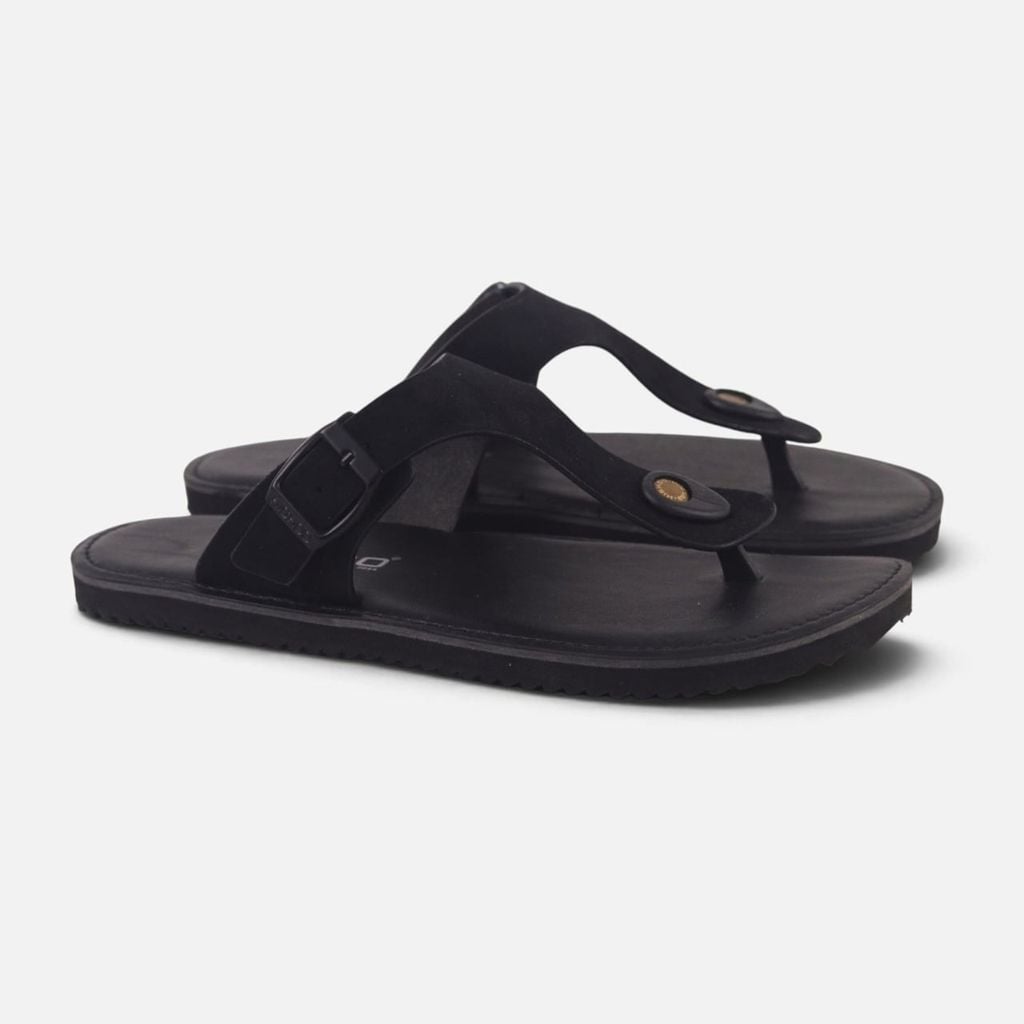 Dép lê bệt Daily Trek sandal (sandal đi bộ đường dài) Nam xỏ ngón da lộn premium Felix HISHOO L116