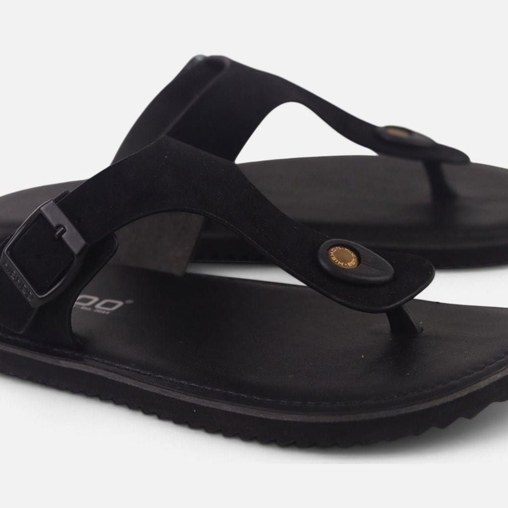 Dép lê bệt Daily Trek sandal (sandal đi bộ đường dài) Nam xỏ ngón da lộn premium Felix HISHOO L116