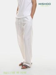 Quần dài nam Linen Solene HISHOO Thoáng mát giữ form mặc đi chơi đi làm Q3T001