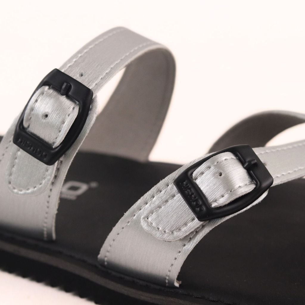 Dép lê bệt Daily Trek sandal (sandal đi bộ đường dài) Nam xỏ ngón Bạc lót da premium Felix HISHOO P098