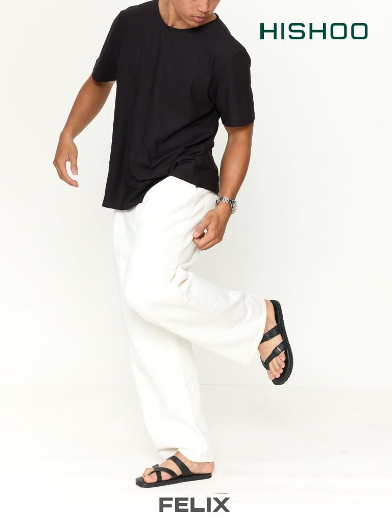 Dép lê bệt Daily Trek sandal (sandal đi bộ đường dài) Nam xỏ ngón lót da premium Felix HISHOO P098