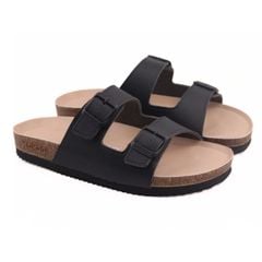Dép đế trấu birken 2 khoá premium HISHOO B093
