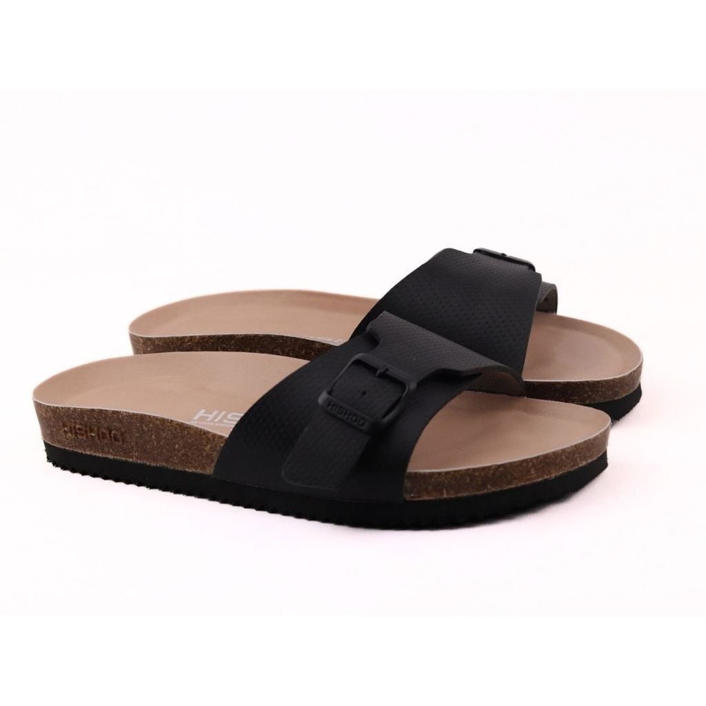 Dép đế trấu birken 1 khóa Crosshatch Premium HISHOO B113