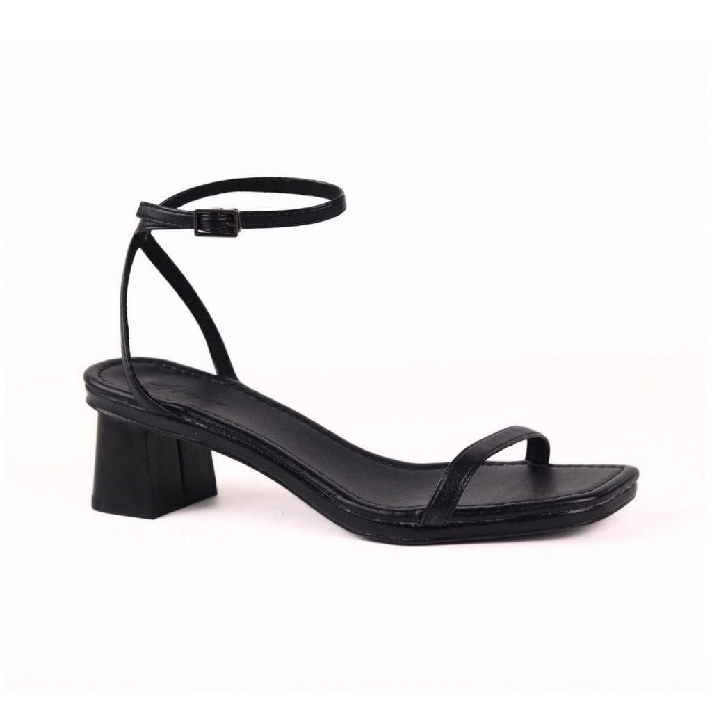 Giày Sandals Nữ Cao Gót 5cm Quai Mảnh Hishoo S026
