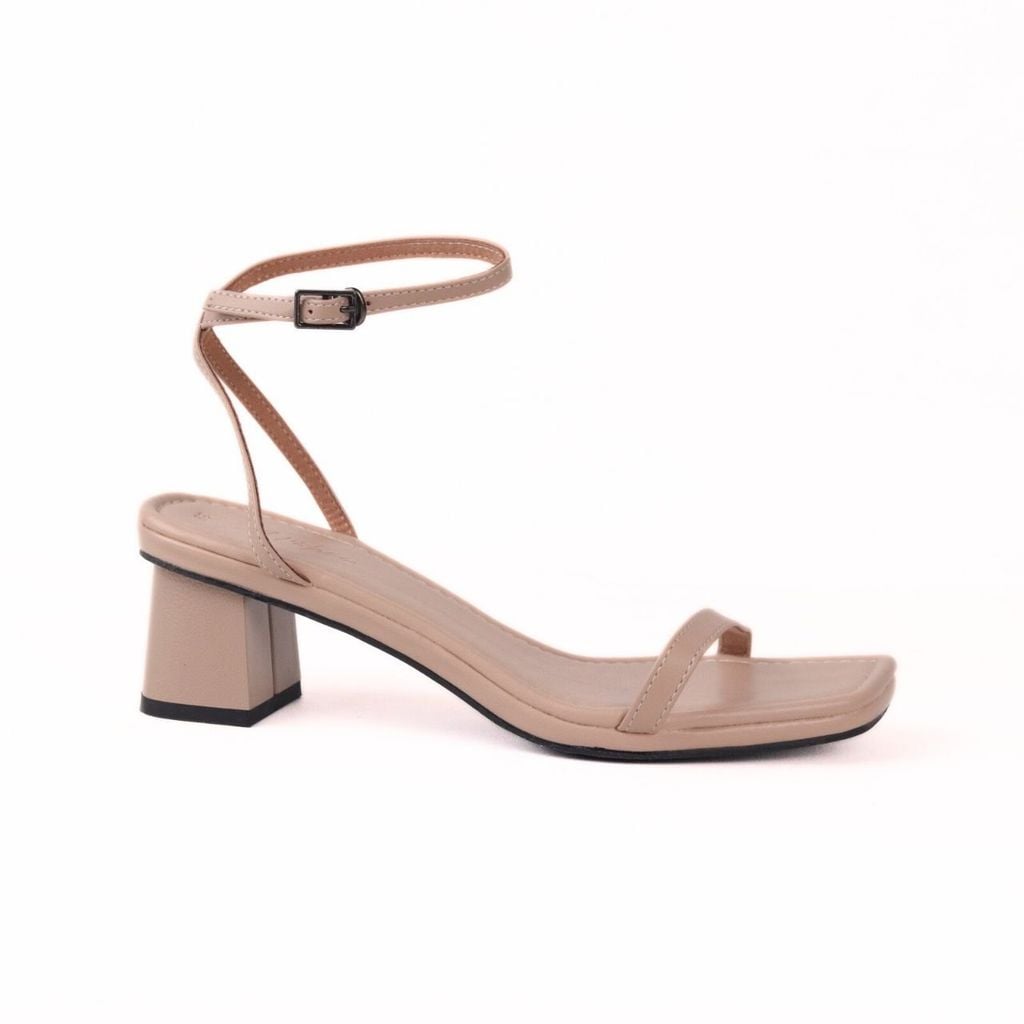 Giày Sandals Nữ Cao Gót 5cm Quai Mảnh Hishoo S026