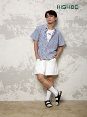 Dép đế trấu Sandal birken quai ngang 2 khoá da bò HISHOO M102