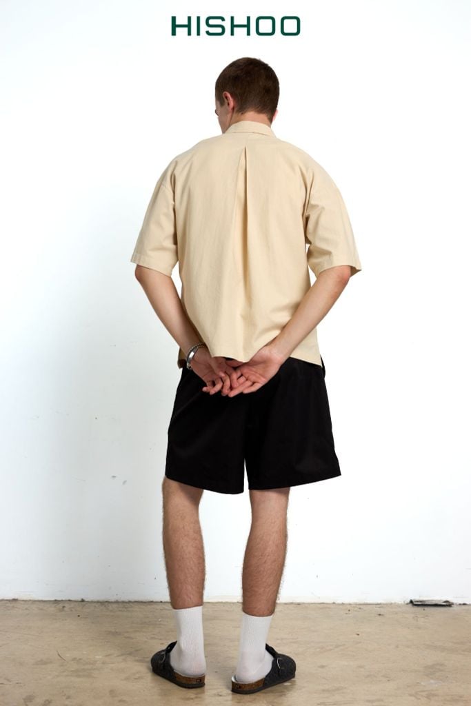 Quần short nam kaki Formax HISHOO Thoáng mát giữ form mặc đi chơi đi làm Q2T001