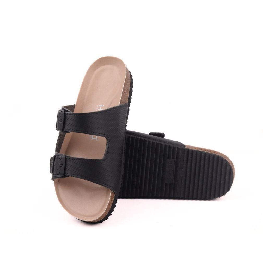 Dép đế trấu birken 2 khoá premium HISHOO B093