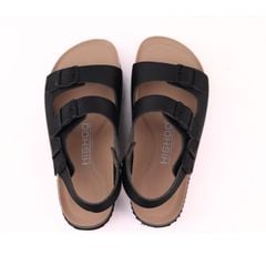 Dép đế trấu sandal birken quai ngang Crosshatch Premium HISHOO B102