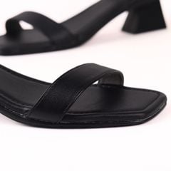Giày Cao Gót Sandal 5cm Quai Mảnh Mũi Vuông Hishoo S041