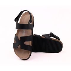 Dép đế trấu sandal birken chữ H Crosshatch Premium HISHOO B115