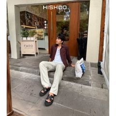 Quần dài nam Linen Solene HISHOO Thoáng mát giữ form mặc đi chơi đi làm Q3T001
