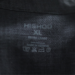 Áo Sơ Mi Nam Relax Form Rộng, Cổ Tàu Tròn, Lai Ngang Linen Solene Vải Mềm Mát HISHOO A1T001