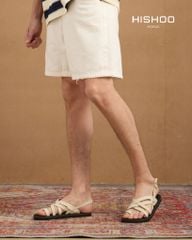 Dép Sandal Daily Trek sandal (sandal đi bộ đường dài) Nam quai chéo xỏ ngón lót da premium Felix HISHOO P010