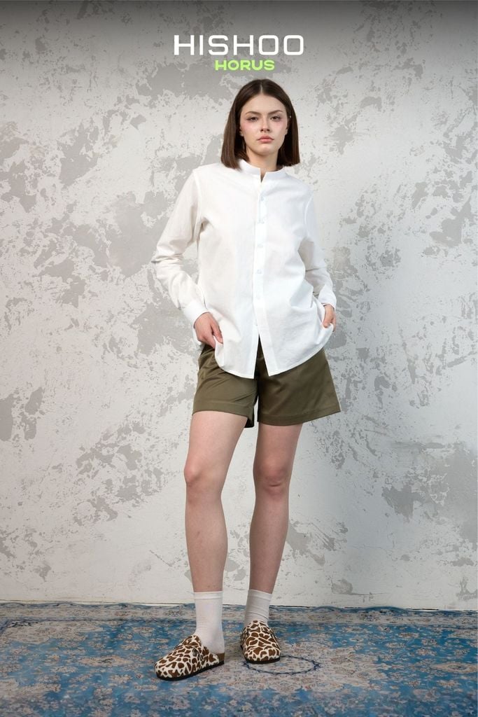 Dép đế trấu sục Boston quai ngang Bò sữa CowHide HISHOO H109