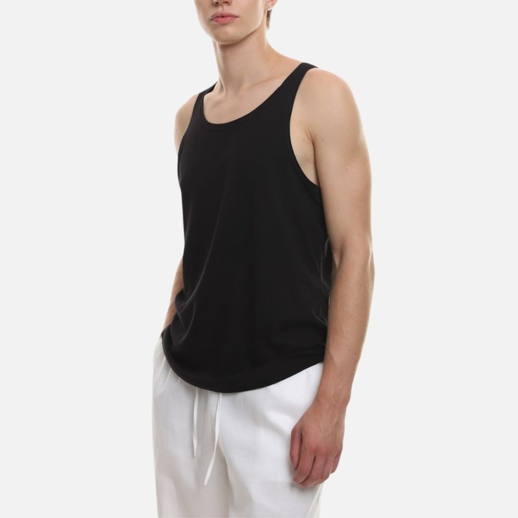 Áo Thun Ba Lỗ Nam Relax Form Rộng Vải Mềm Mát HISHOO A5T001