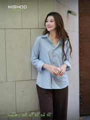 Quần dài Linen Nữ Lưng Thun, Hishoo basic mặc đi chơi, đi làm HISHOO Q3G001