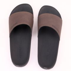 Dép quai ngang da bò Nâu HISHOO U114