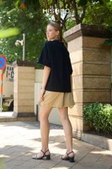 Áo Sơ Mi Nữ Relax Form Rộng Linen Solene Vải Mềm Mát HISHOO AG002