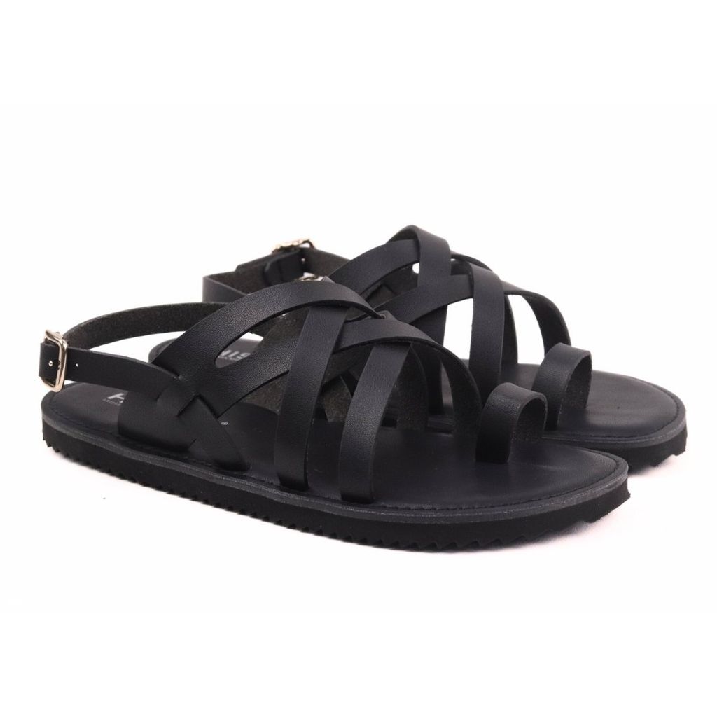 Dép Sandal Daily Trek sandal (sandal đi bộ đường dài) Nam quai chéo xỏ ngón lót da premium Felix HISHOO P010
