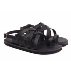 Dép Sandal Daily Trek sandal (sandal đi bộ đường dài) Nam quai chéo xỏ ngón lót da premium Felix HISHOO P010