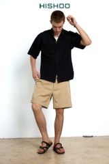 Quần short nam kaki Formax HISHOO Thoáng mát giữ form mặc đi chơi đi làm Q2T001