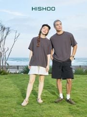 Dép đế trấu Sandal sục Boston Sandal quai ngang da lộn HISHOO R111