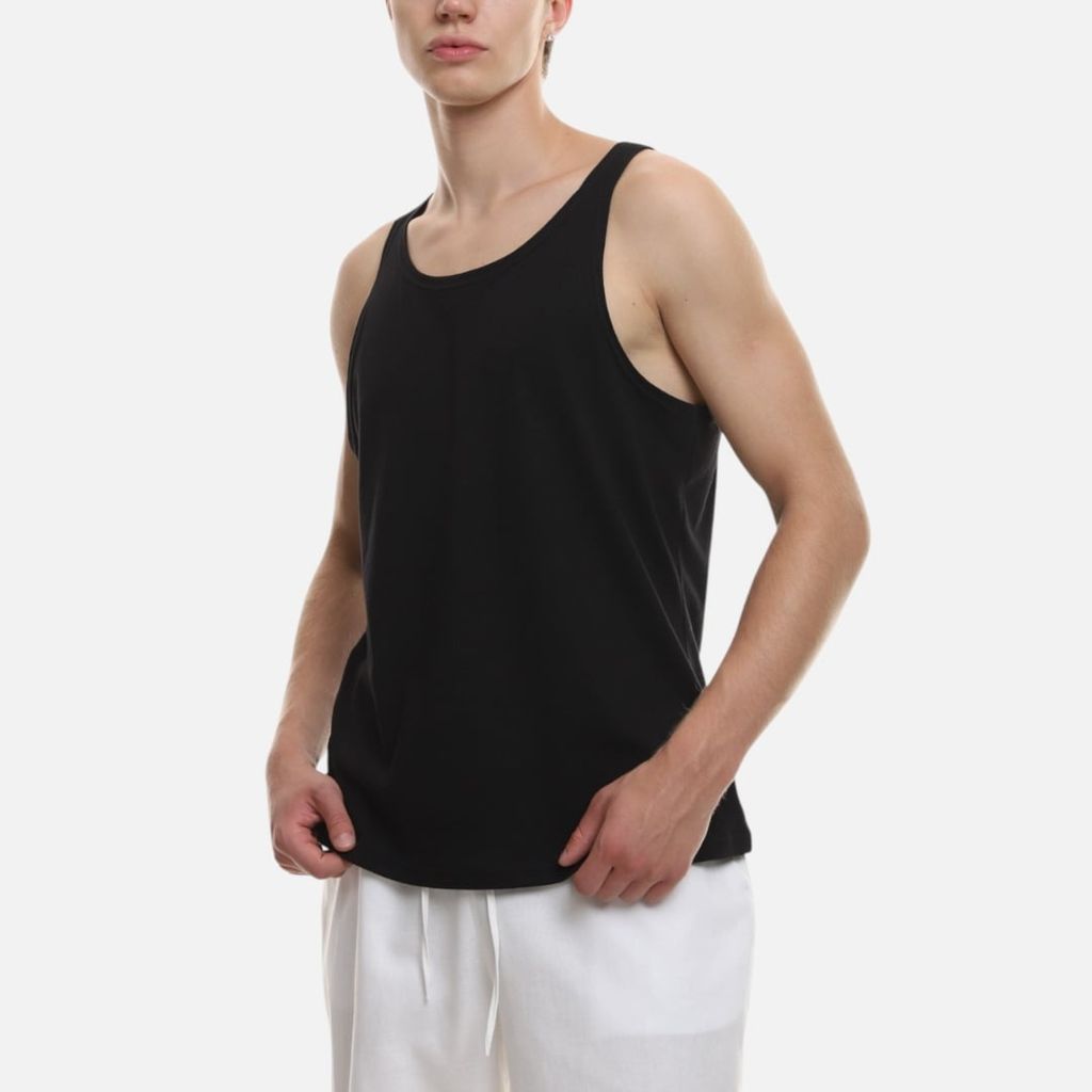 Áo Thun Ba Lỗ Nam Relax Form Rộng Vải Mềm Mát HISHOO A5T001