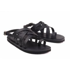 Dép Sandal Daily Trek sandal (sandal đi bộ đường dài) Nam quai chéo xỏ ngón lót da premium Felix HISHOO P010