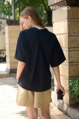 Áo Sơ Mi Nữ Relax Form Rộng Linen Solene Vải Mềm Mát HISHOO AG002