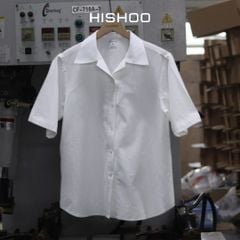 Áo Sơ Mi Nữ Relax Form Rộng, Cổ Danton, Lai Ngang Linen Solene Vải Mềm Mát HISHOO A1G004