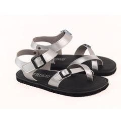 Dép Sandal Daily Trek sandal (sandal đi bộ đường dài) Nam xỏ ngón Bạc lót da premium Felix HISHOO P118