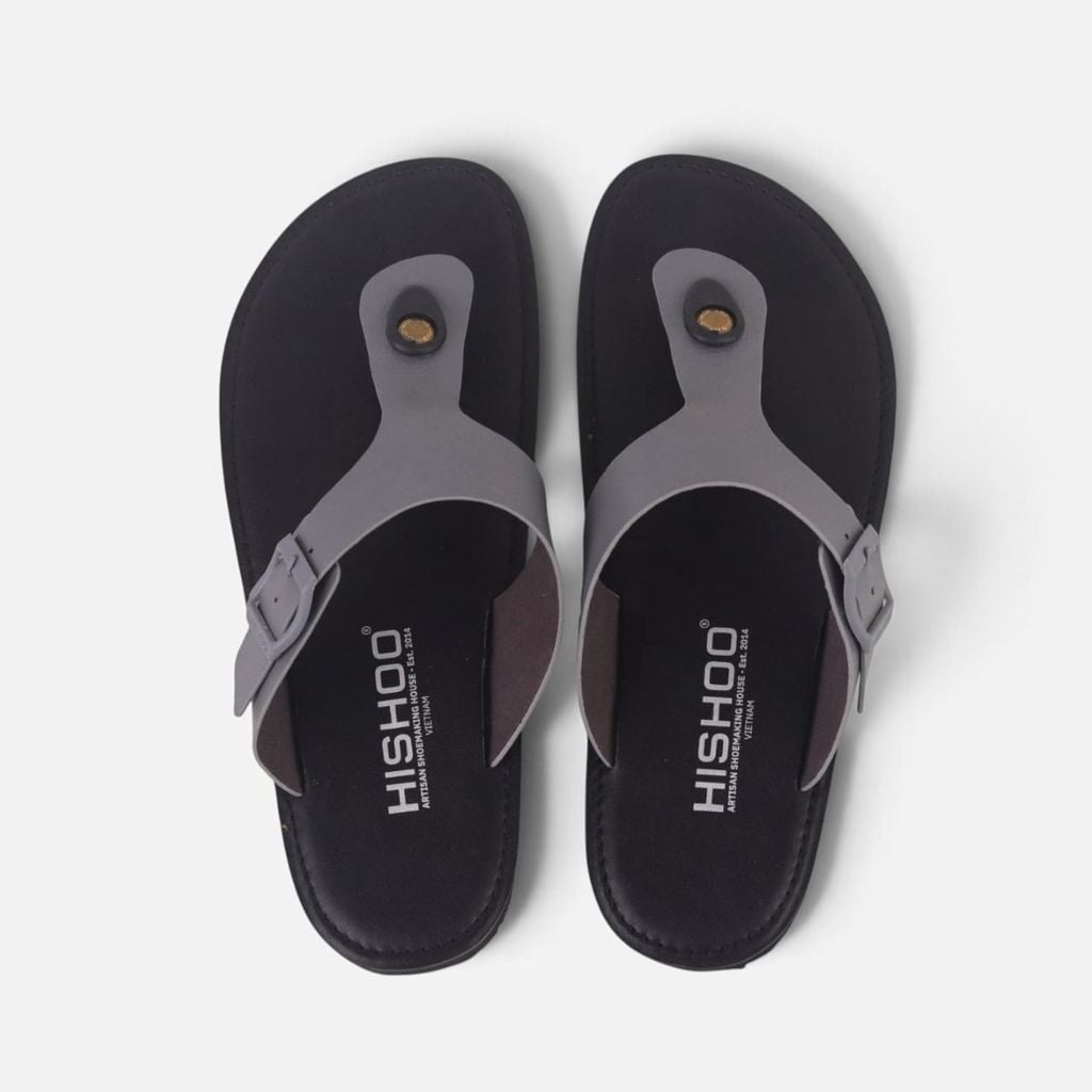Dép lê bệt Daily Trek sandal (sandal đi bộ đường dài) Nam xỏ ngón lót da premium Felix HISHOO P116