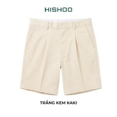 Quần short nam kaki Formax HISHOO Thoáng mát giữ form mặc đi chơi đi làm Q2T001