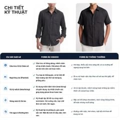 Áo Sơ Mi Caro Nút Gỗ Tay Dài Nam Relax Form Rộng, Cổ Thường, Lai Ngang Linen Solene Vải Mềm Mát HISHOO A2T003